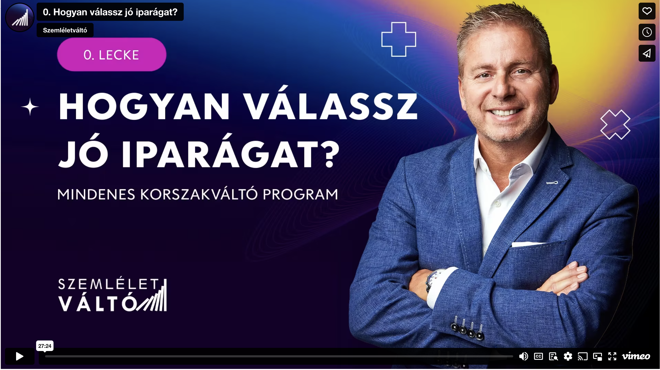 Szemléletváltó Korszakváltó Mentorprogram vállalkozásfejlesztés